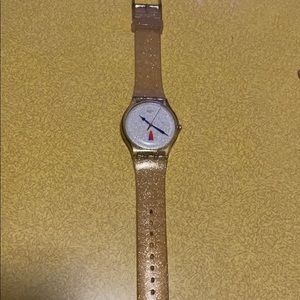 Glittery Holiday Swatch Watch